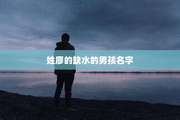 姓廖的缺水的男孩名字
