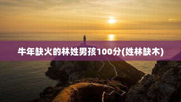 牛年缺火的林姓男孩100分(姓林缺木)