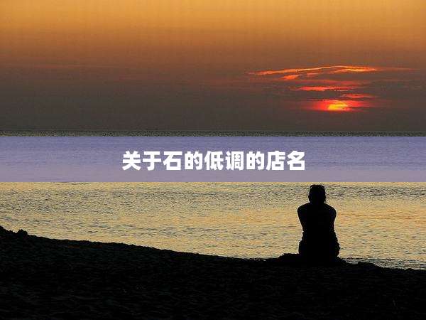 关于石的低调的店名