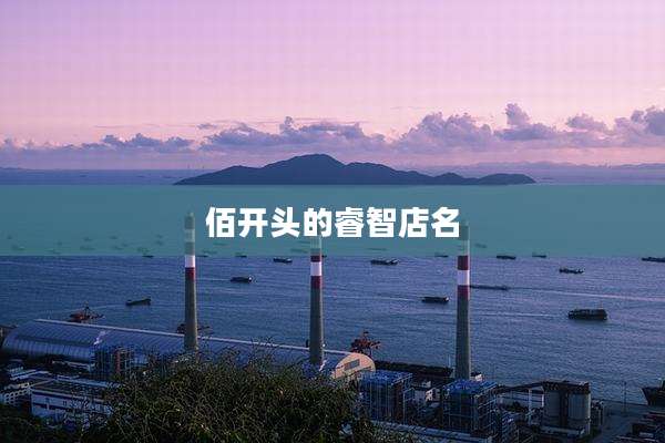 佰开头的睿智店名