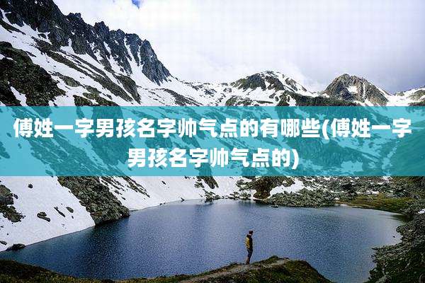 傅姓一字男孩名字帅气点的有哪些(傅姓一字男孩名字帅气点的)