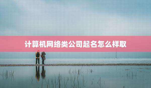 计算机网络类公司起名怎么样取