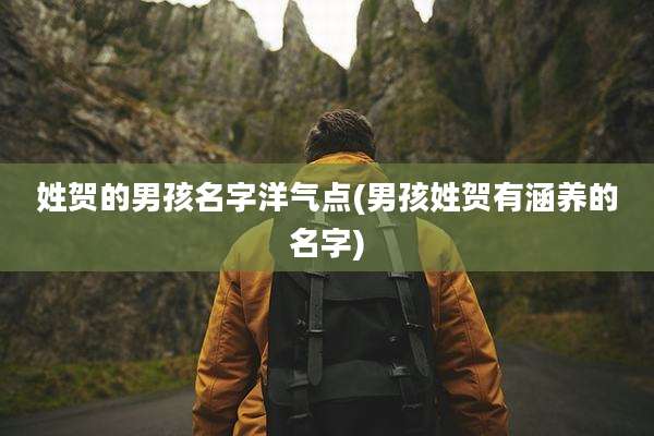 姓贺的男孩名字洋气点(男孩姓贺有涵养的名字)