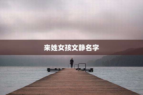 来姓女孩文静名字
