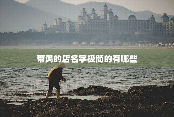 带鸿的店名字极简的有哪些