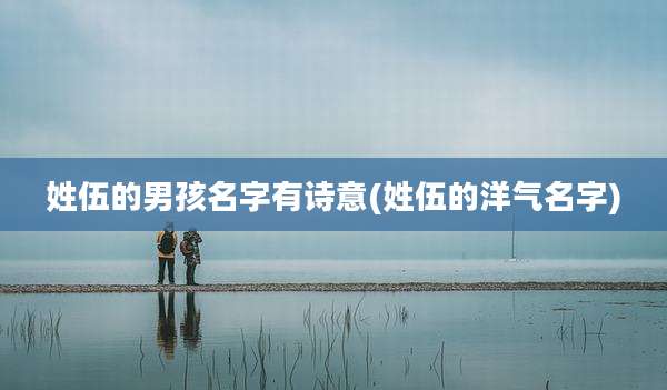 姓伍的男孩名字有诗意(姓伍的洋气名字)