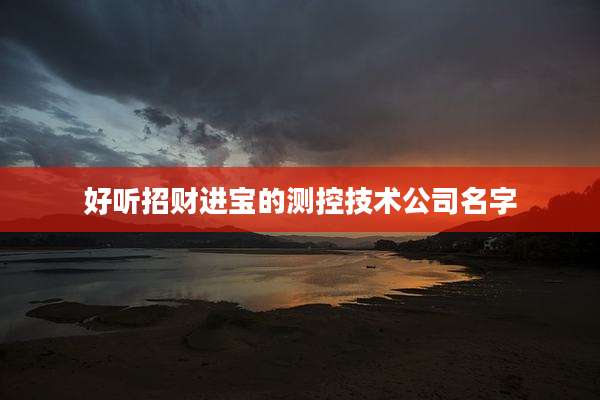 好听招财进宝的测控技术公司名字