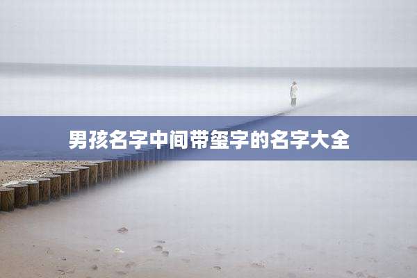 男孩名字中间带玺字的名字大全
