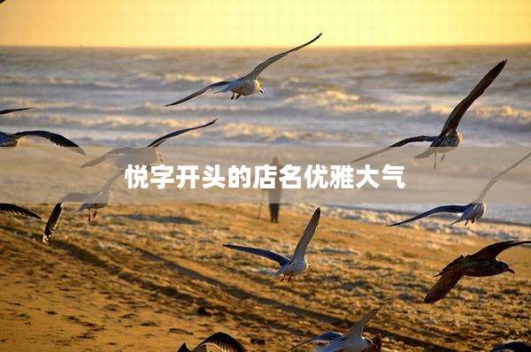 悦字开头的店名优雅大气