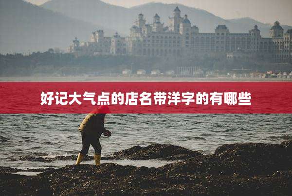 好记大气点的店名带洋字的有哪些