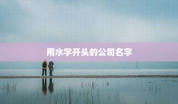 用水字开头的公司名字