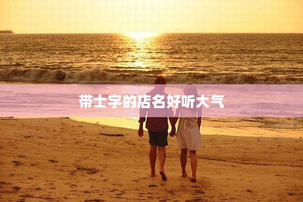 带士字的店名好听大气