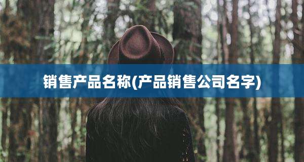 销售产品名称(产品销售公司名字)