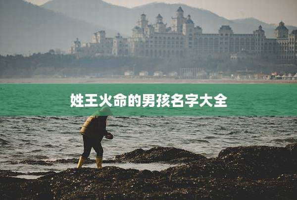 姓王火命的男孩名字大全