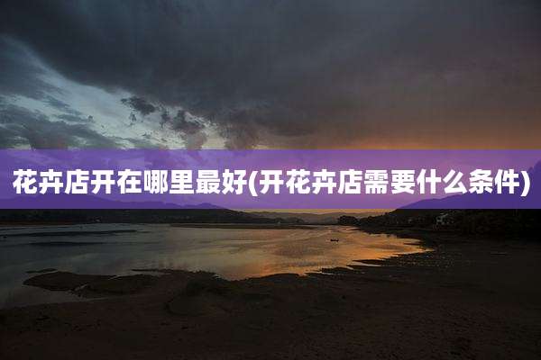 花卉店开在哪里最好(开花卉店需要什么条件)