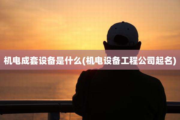 机电成套设备是什么(机电设备工程公司起名)