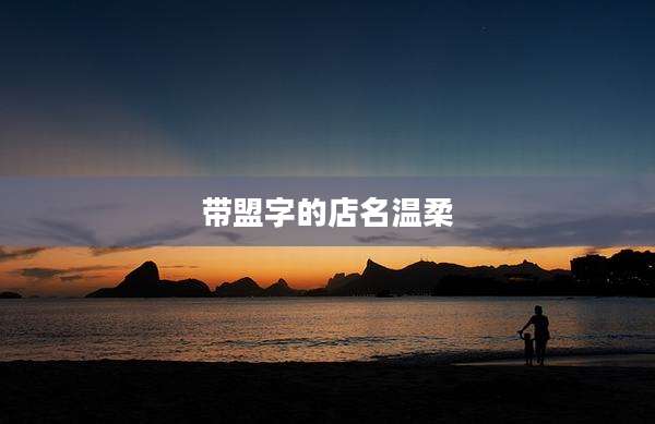 带盟字的店名温柔