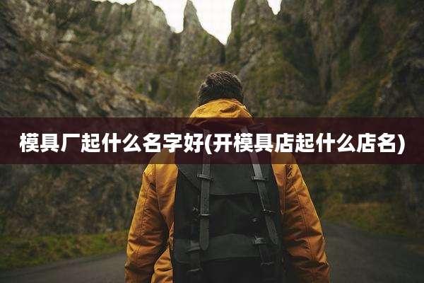 模具厂起什么名字好(开模具店起什么店名)