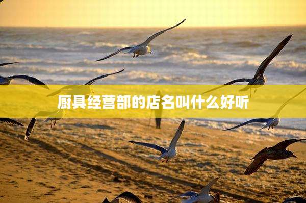 厨具经营部的店名叫什么好听