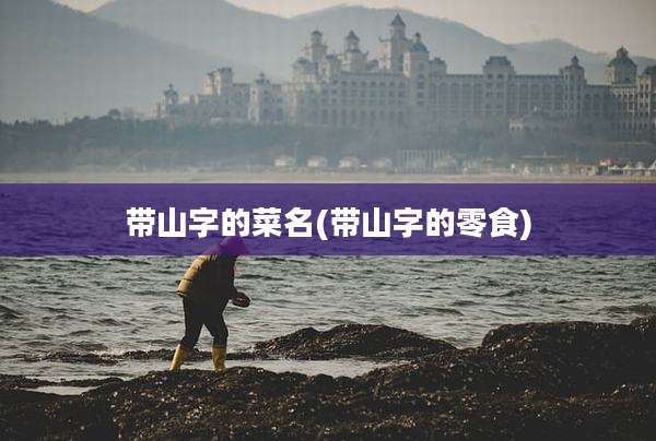 带山字的菜名(带山字的零食)