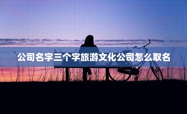 公司名字三个字旅游文化公司怎么取名