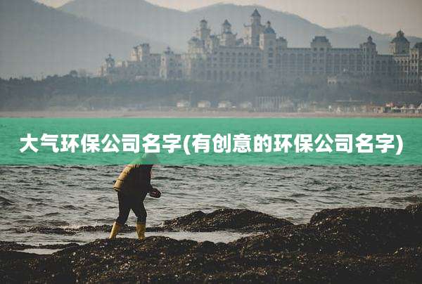 大气环保公司名字(有创意的环保公司名字)