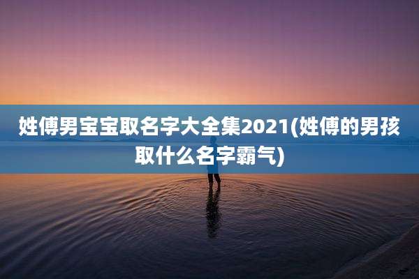 姓傅男宝宝取名字大全集2021(姓傅的男孩取什么名字霸气)