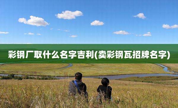 彩钢厂取什么名字吉利(卖彩钢瓦招牌名字)