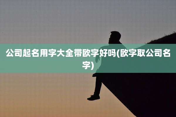 公司起名用字大全带欧字好吗(欧字取公司名字)