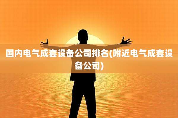 国内电气成套设备公司排名(附近电气成套设备公司)