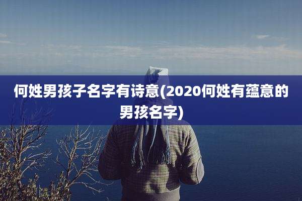 何姓男孩子名字有诗意(2020何姓有蕴意的男孩名字)