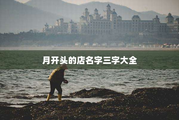 月开头的店名字三字大全