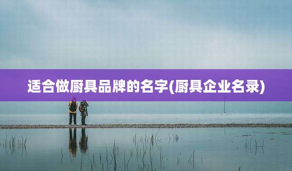适合做厨具品牌的名字(厨具企业名录)