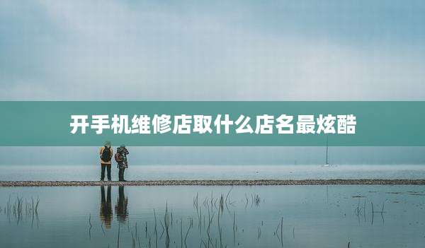 开手机维修店取什么店名最炫酷