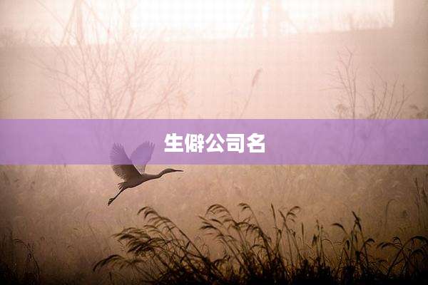 生僻公司名