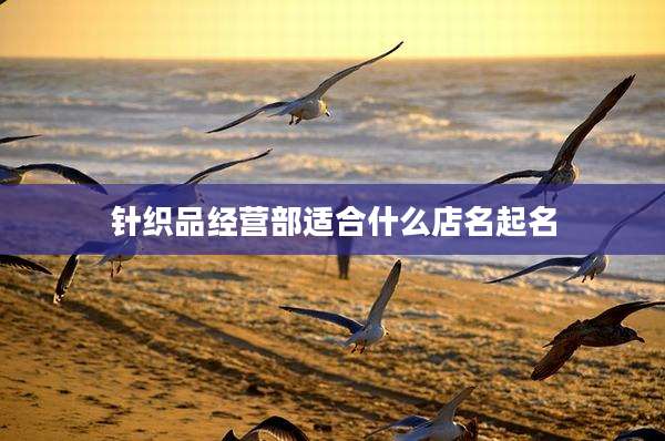 针织品经营部适合什么店名起名