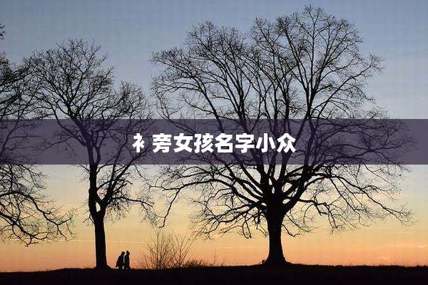 衤旁女孩名字小众