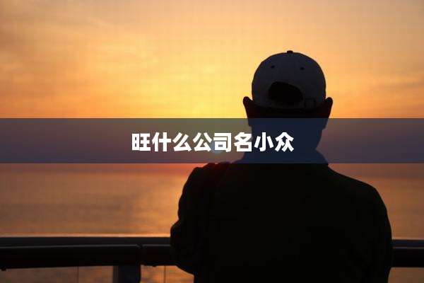 旺什么公司名小众