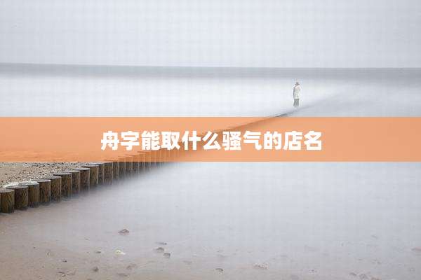 舟字能取什么骚气的店名