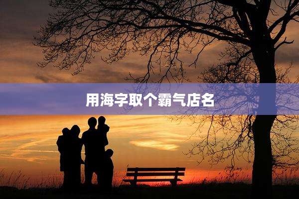 用海字取个霸气店名