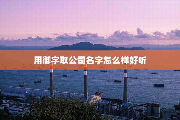 用御字取公司名字怎么样好听