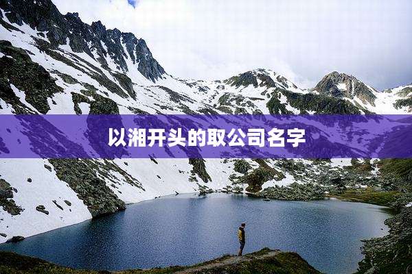以湘开头的取公司名字