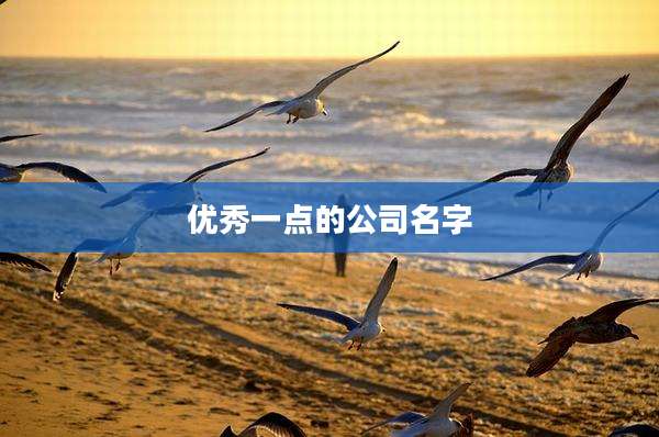 优秀一点的公司名字