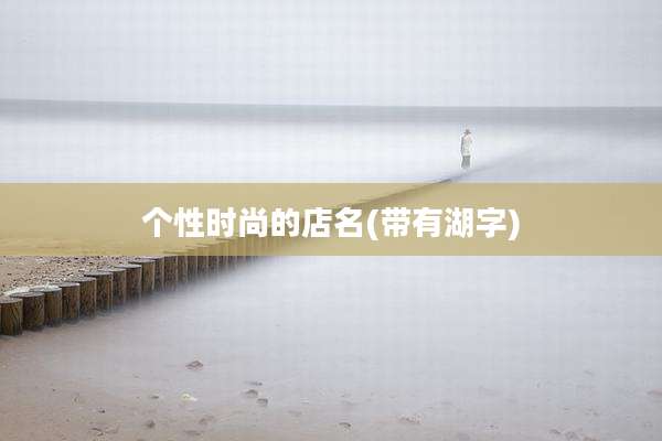 个性时尚的店名(带有湖字)