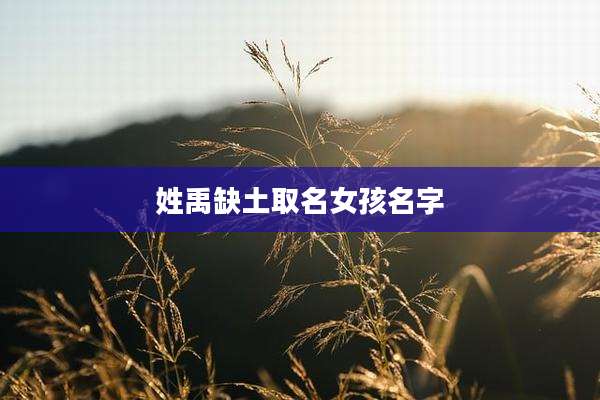 姓禹缺土取名女孩名字