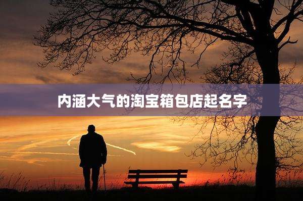 内涵大气的淘宝箱包店起名字