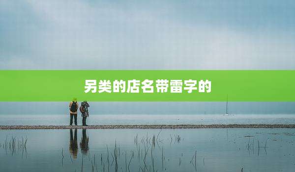 另类的店名带雷字的