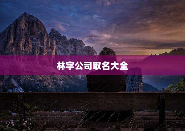林字公司取名大全