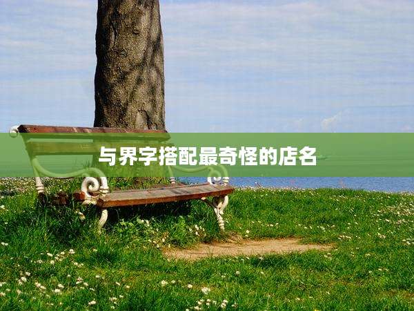 与界字搭配最奇怪的店名