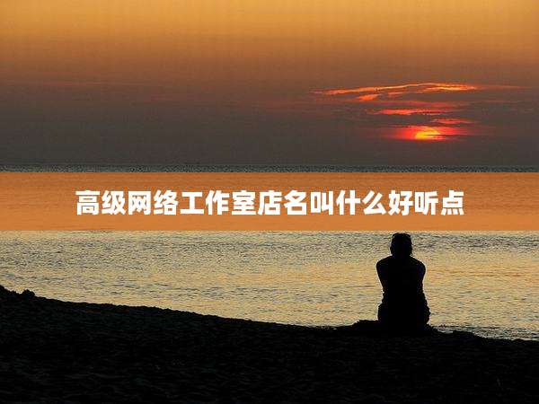 高级网络工作室店名叫什么好听点